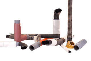 Flexible piping with complex shapes